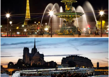 passeio de barco noturno em paris